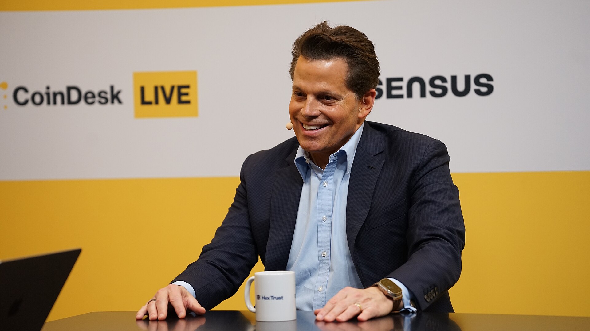 Anthony Scaramucci at Consensus 2026 in Hong Kong
