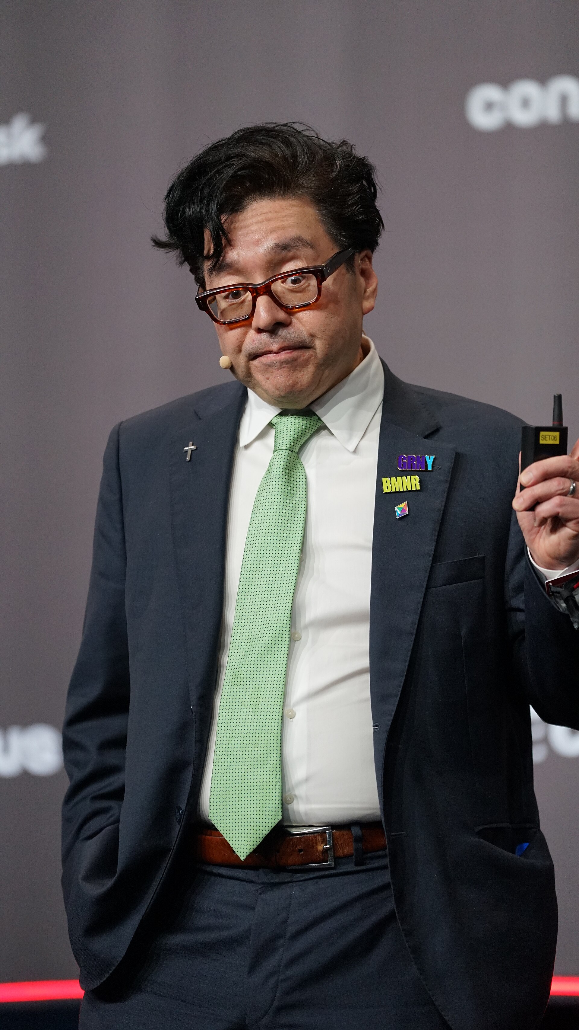 Tom Lee speaking at Consensus Hong Kong 2026