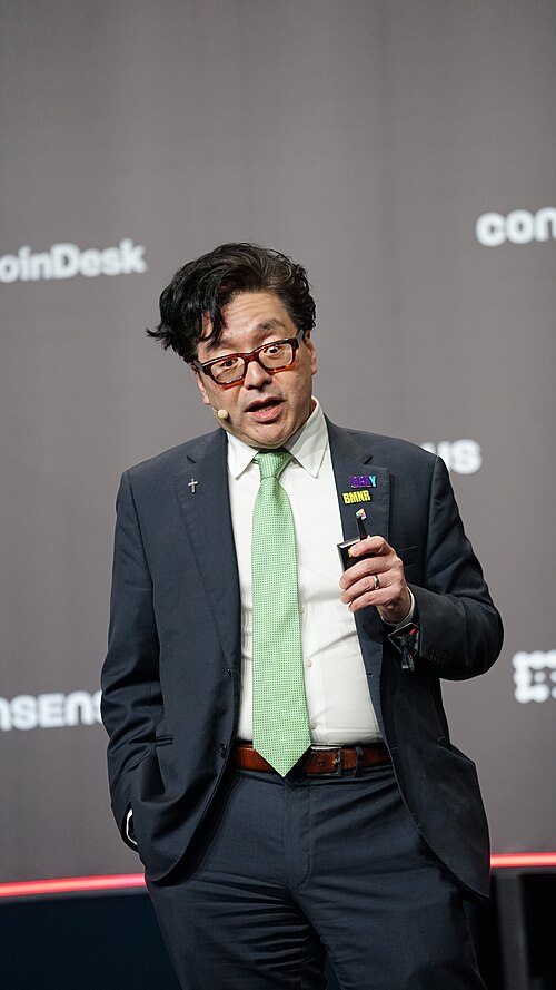 Tom Lee speaking at Consensus Hong Kong 2026