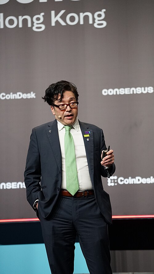 Tom Lee speaking at Consensus Hong Kong 2026