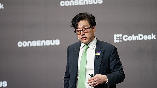 Tom Lee speaking at Consensus Hong Kong 2026
