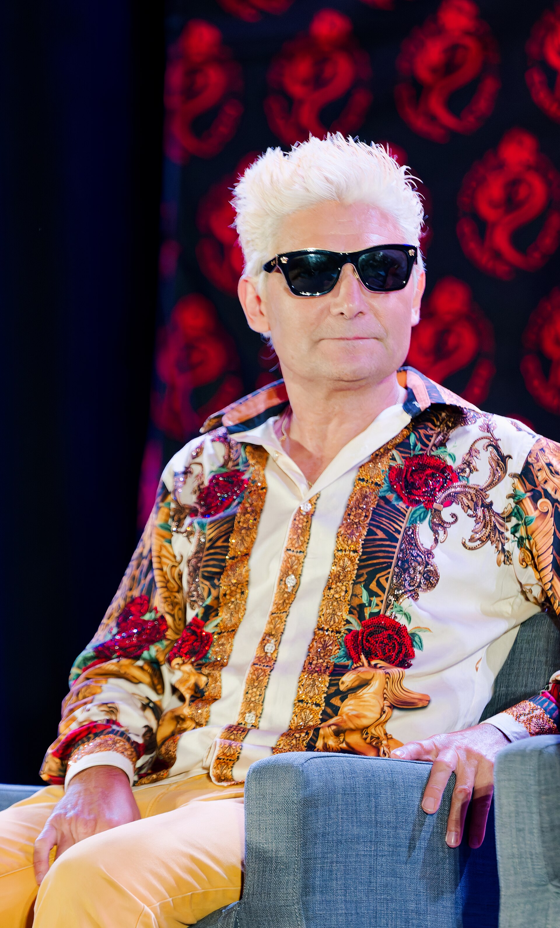 Corey Feldman on the main stage at Rose City Comic Con