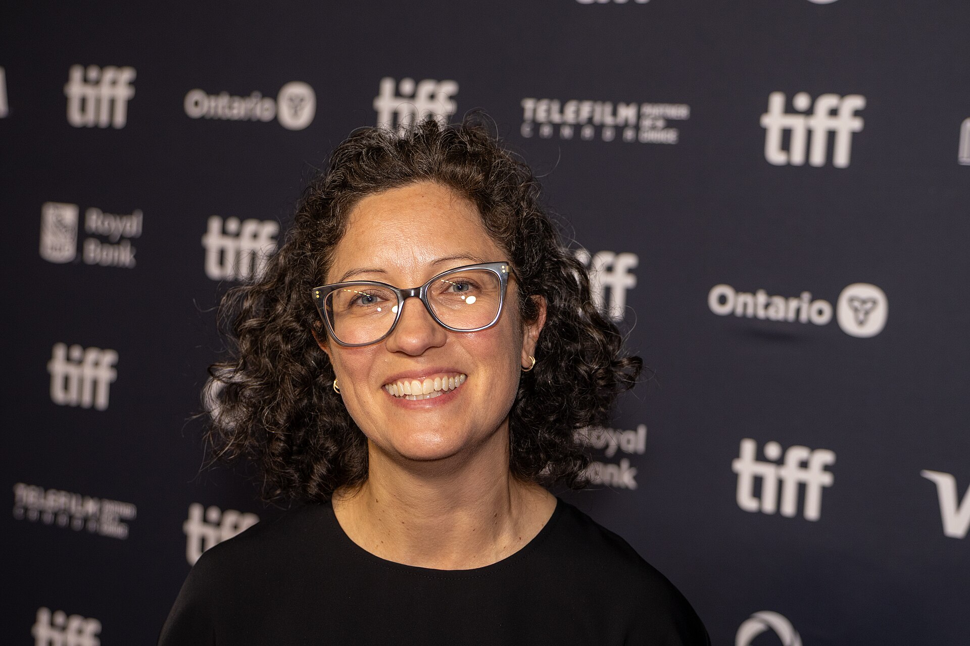 Corinne Merrell, art director, editor, at the 2025 Toronto International Film Festival (TIFF) for the movie Space Cadet.