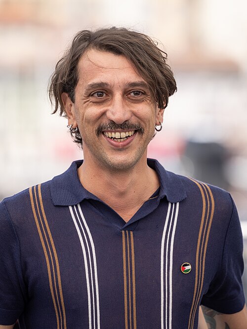 Actor Corrado Fortuna at the 2025 Cannes Film Festival