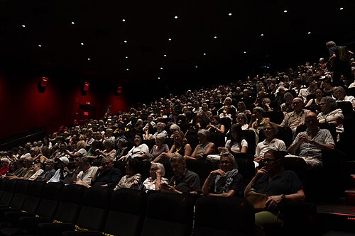 Crowds at La Sala at the 78th Locarno Film Festival on 8 August 2025