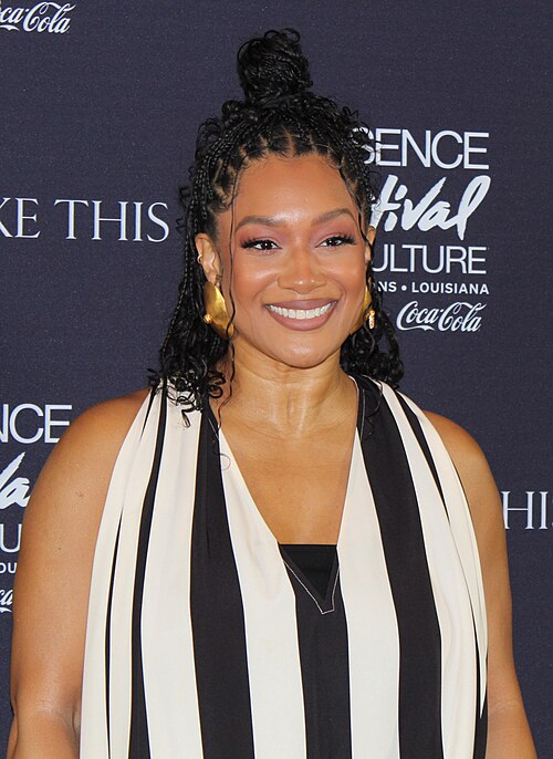 Crystal Hayslett at the Essence Festival of Culture 2025 in New Orleans, Louisiana in July 2025.