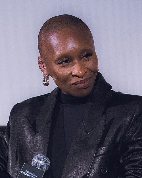 Cynthia Erivo at an FYC panel for Wicked in Santa Monica, California