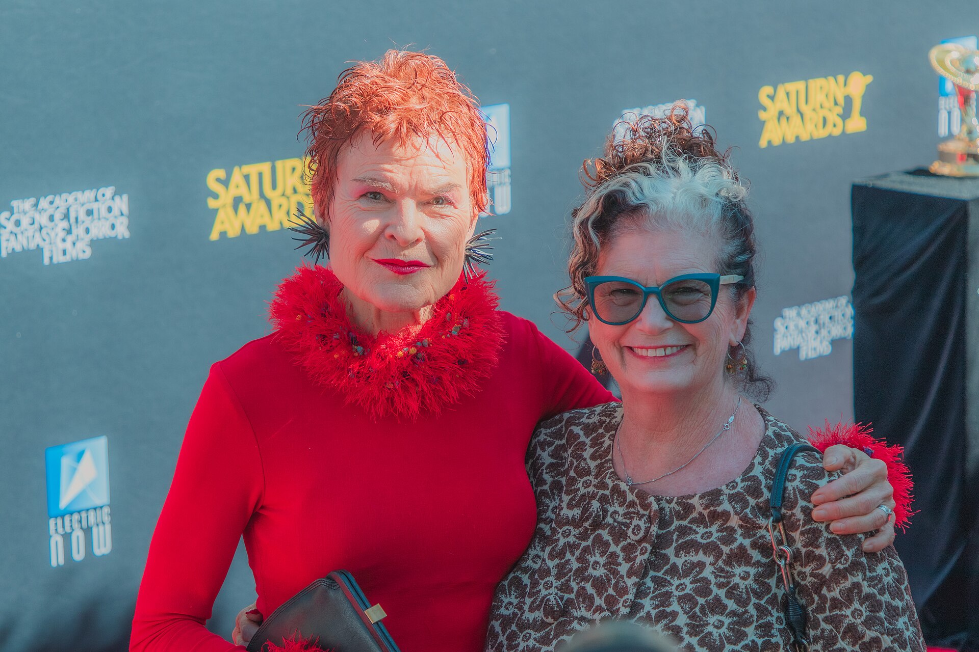 Cynthia Scott & Jenette Goldstein at the 53rd Saturn Awards