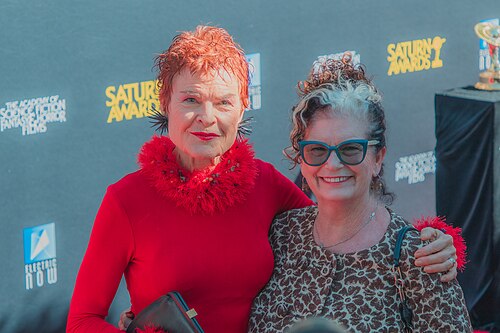 Cynthia Scott & Jenette Goldstein at the 53rd Saturn Awards