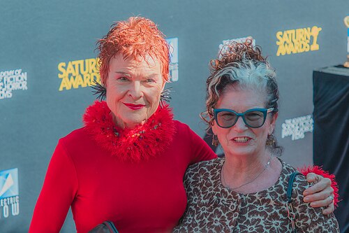 Cynthia Scott & Jenette Goldstein at the 53rd Saturn Awards