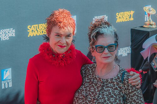 Cynthia Scott & Jenette Goldstein at the 53rd Saturn Awards