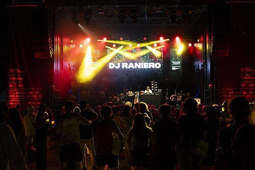DJ Set RSI Con Raneiro at Rotonda at 78th Locarno Film Festival