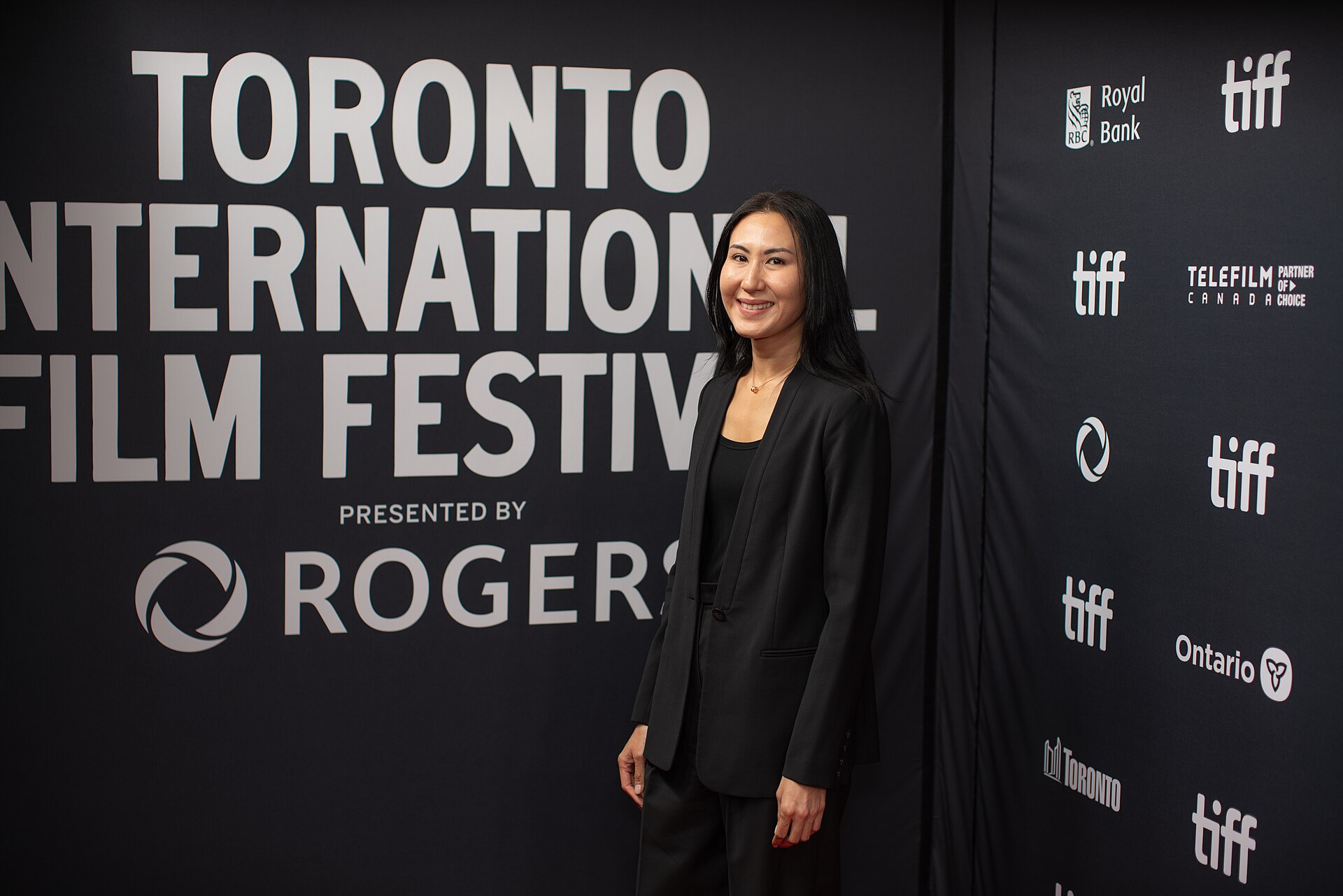 Daiwanne P. Ralie, producer of the film 'Shadow Strays', at the 2024 Toronto International Film Festival