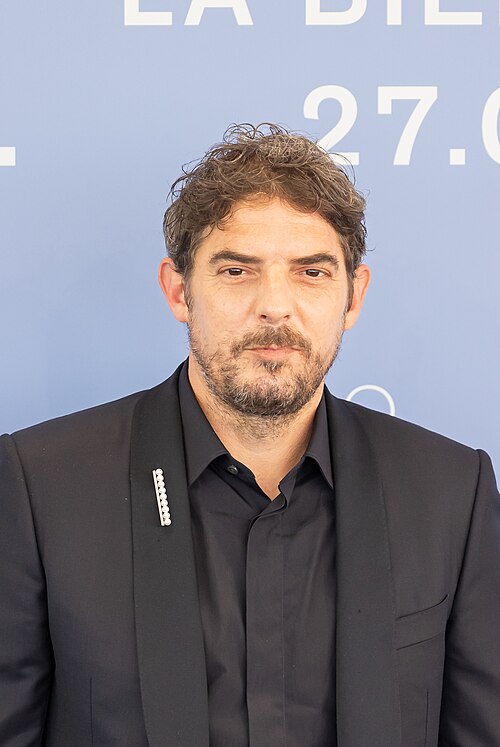 Damien Bonnard, actor, at 82nd Venice International Film Festival in Venice, Italy for the film grand ciel.