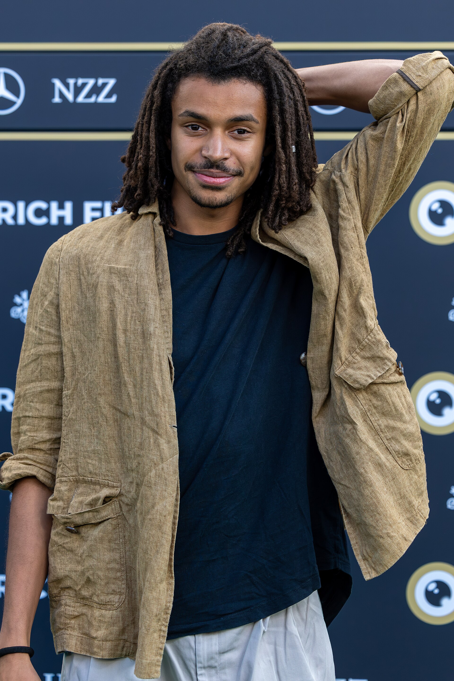 Damien Hauser on the Green Carpet at the 2025 Zurich Film Festival.
