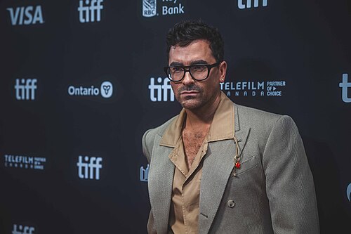 Dan Levy, Producer, at the 2025 Toronto International Film Festival (TIFF) for the movie Lilith Fair: Building a Mystery - The Untold Story.