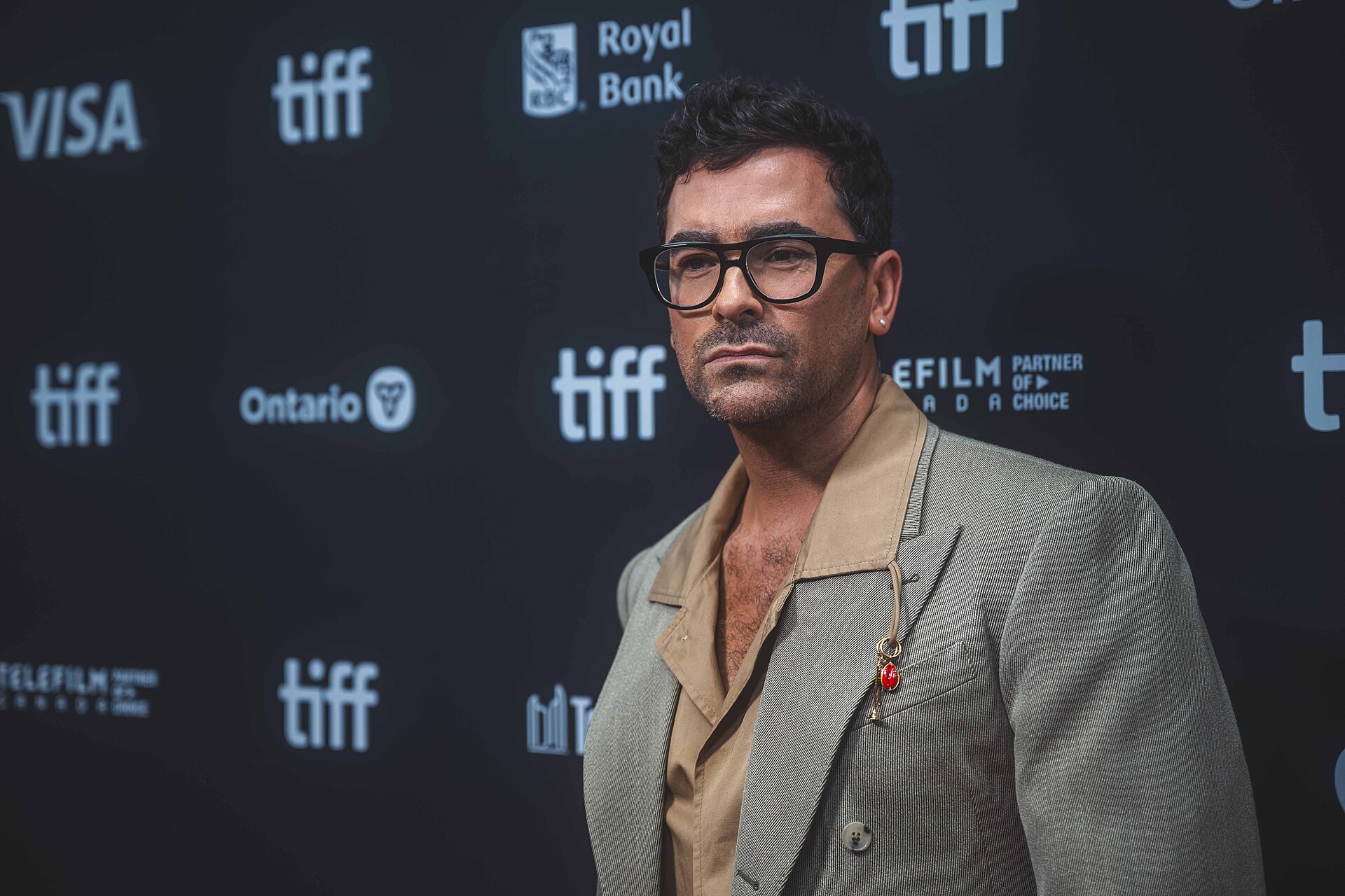 Dan Levy, Producer, at the 2025 Toronto International Film Festival (TIFF) for the movie Lilith Fair: Building a Mystery - The Untold Story.