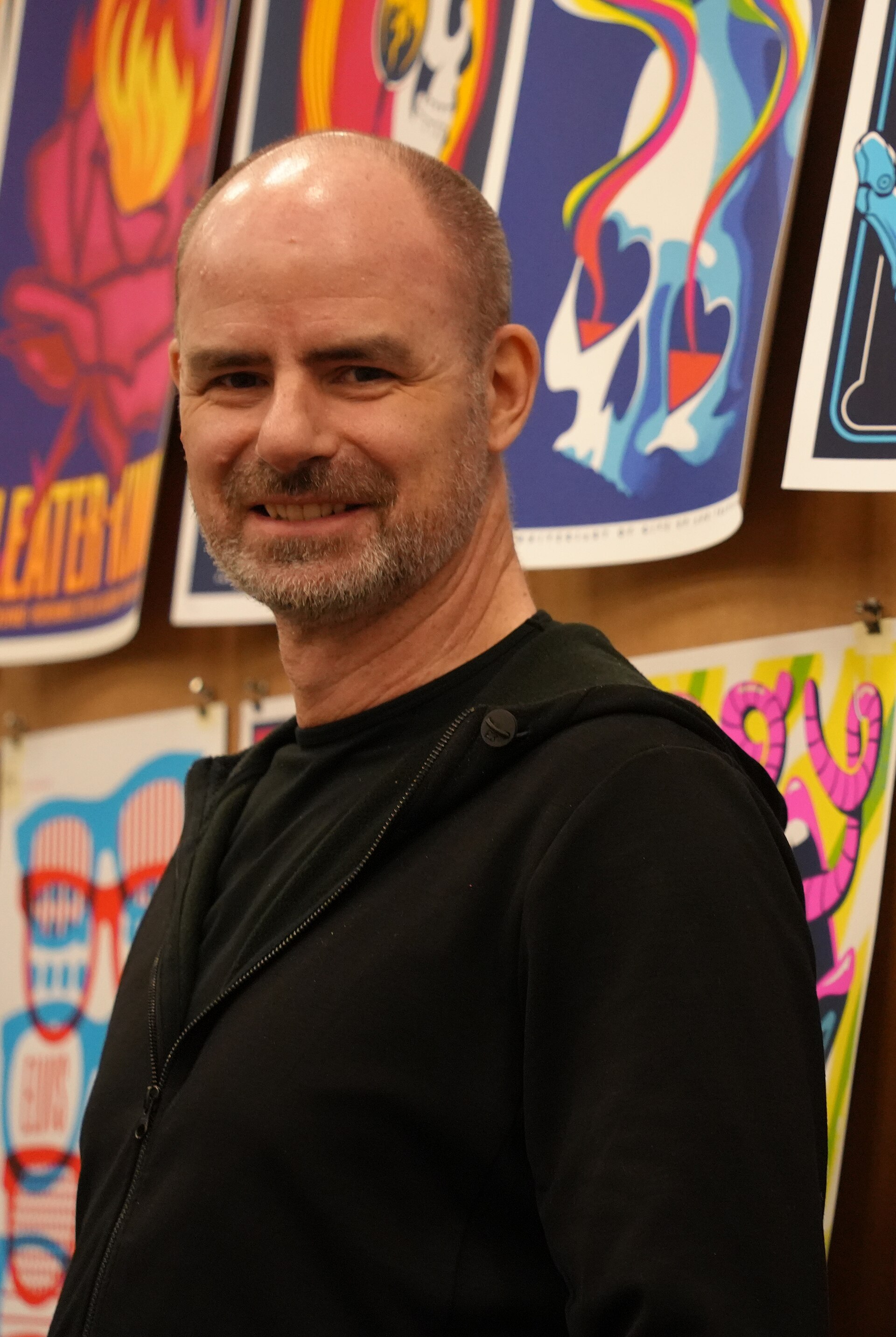 Dan Stiles, Dan Stiles, Flatstock Exhibit at SXSW 2025 in Austin, Texas in March 2025.