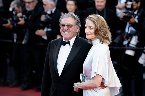 CANNES, FRANCE - 20 MAY 2025: Daniel Auteui, Jodie Foster attends the "Vie Privée" (A Private Life) red carpet at the 78th annual Cannes Film Festival