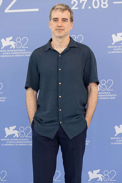 Daniel Hendler, actor, at 82nd Venice International Film Festival in Venice, Italy for the film "Un Cabo Suelto" (A Loose End).