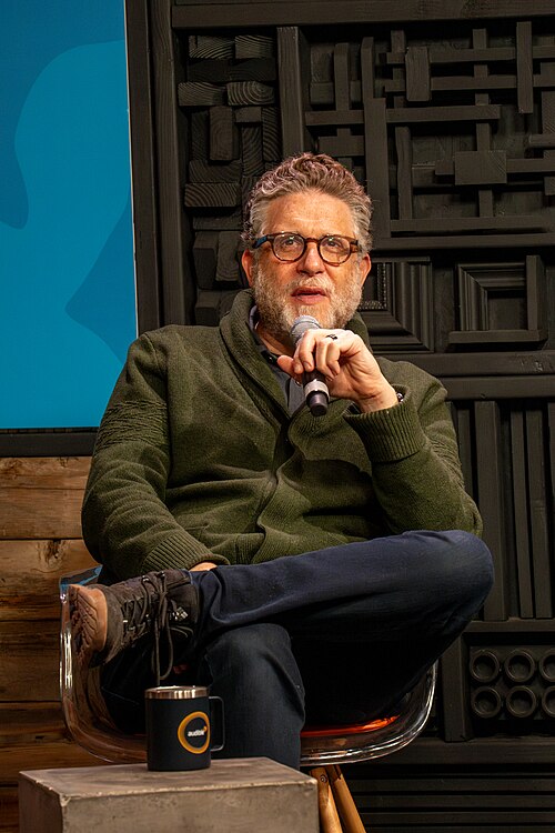 Daniel Noah at the 2025 Sundance Film Festival Visitations Podcast Recording