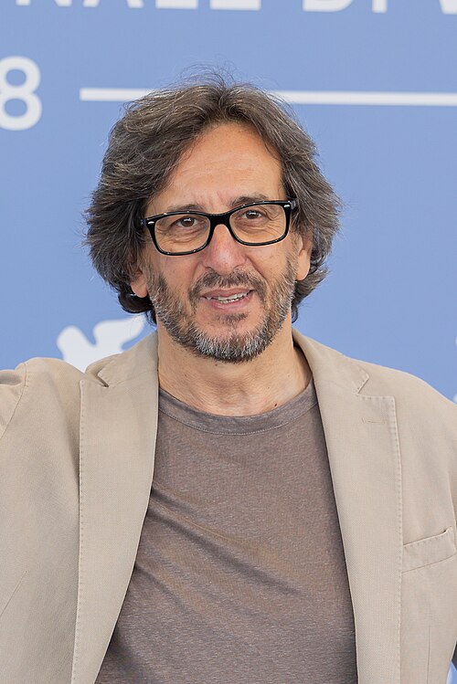 Daniele Vicari, director, screenwriter, at 82nd Venice International Film Festival in Venice, Italy for the film "Ammazzare Stanca. Autobiografia Di Un Assassino" (Tired Of Killing. Autobiography Of An Assassin).