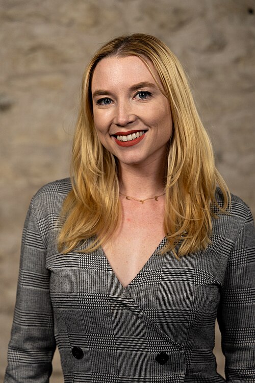 Danielle Dallas Roosa, CEO, at the WikiPortraits studio at the 2025 SXSW Festival.