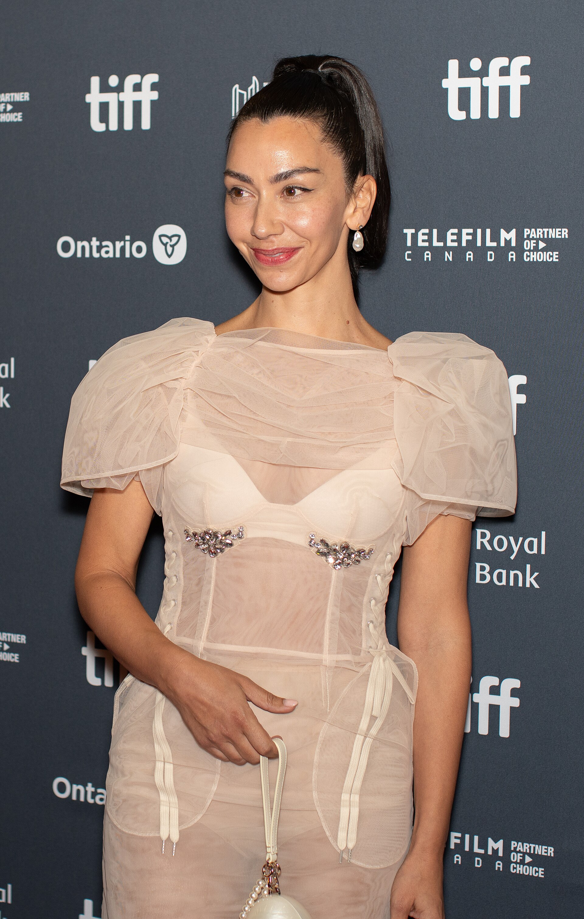 Danielle Ryan, actor in the film 'The End', at the 2024 Toronto International Film Festival