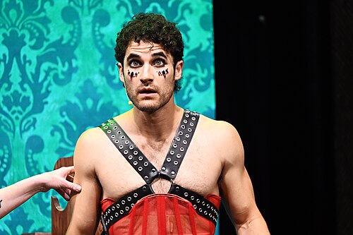 Darren Criss performing as the special guest in the Off-Broadway Opening Night of "Exorcistic," 2025