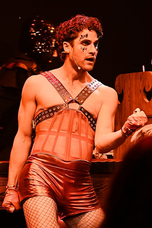 Darren Criss performing as the special guest in the Off-Broadway Opening Night of "Exorcistic," 2025