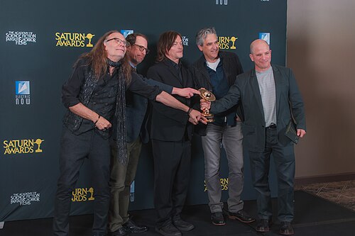 Greg Nicotero, Scott Gimple, Norman Reedus, Jason Richman, & David Zabel at the 53rd Saturn Awards