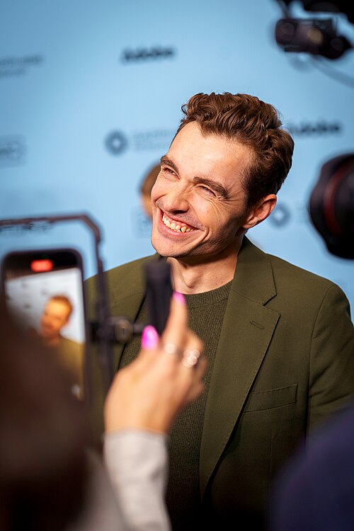 Dave Franco, actor, at the 2025 Sundance Film Festival for the movie Bubble & Squeak.