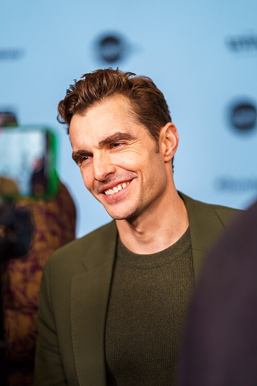 Dave Franco, actor, at the 2025 Sundance Film Festival for the movie Bubble & Squeak.