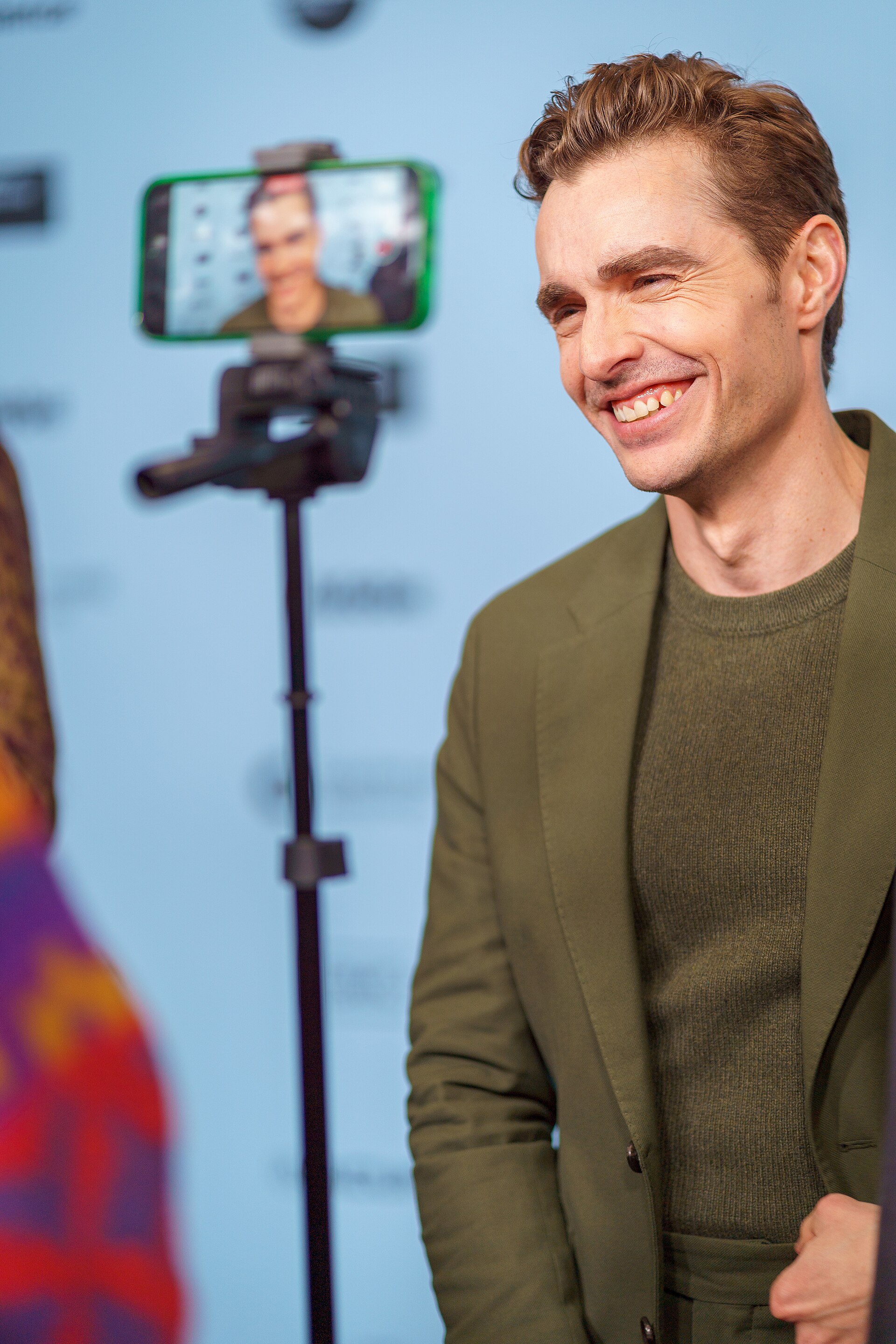 Dave Franco, actor, at the 2025 Sundance Film Festival for the movie Bubble & Squeak.