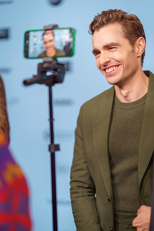 Dave Franco, actor, at the 2025 Sundance Film Festival for the movie Bubble & Squeak.
