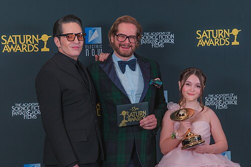 David Dastmalchian, Bryan Fuller, & Sophie Sloan at the 53rd Saturn Awards