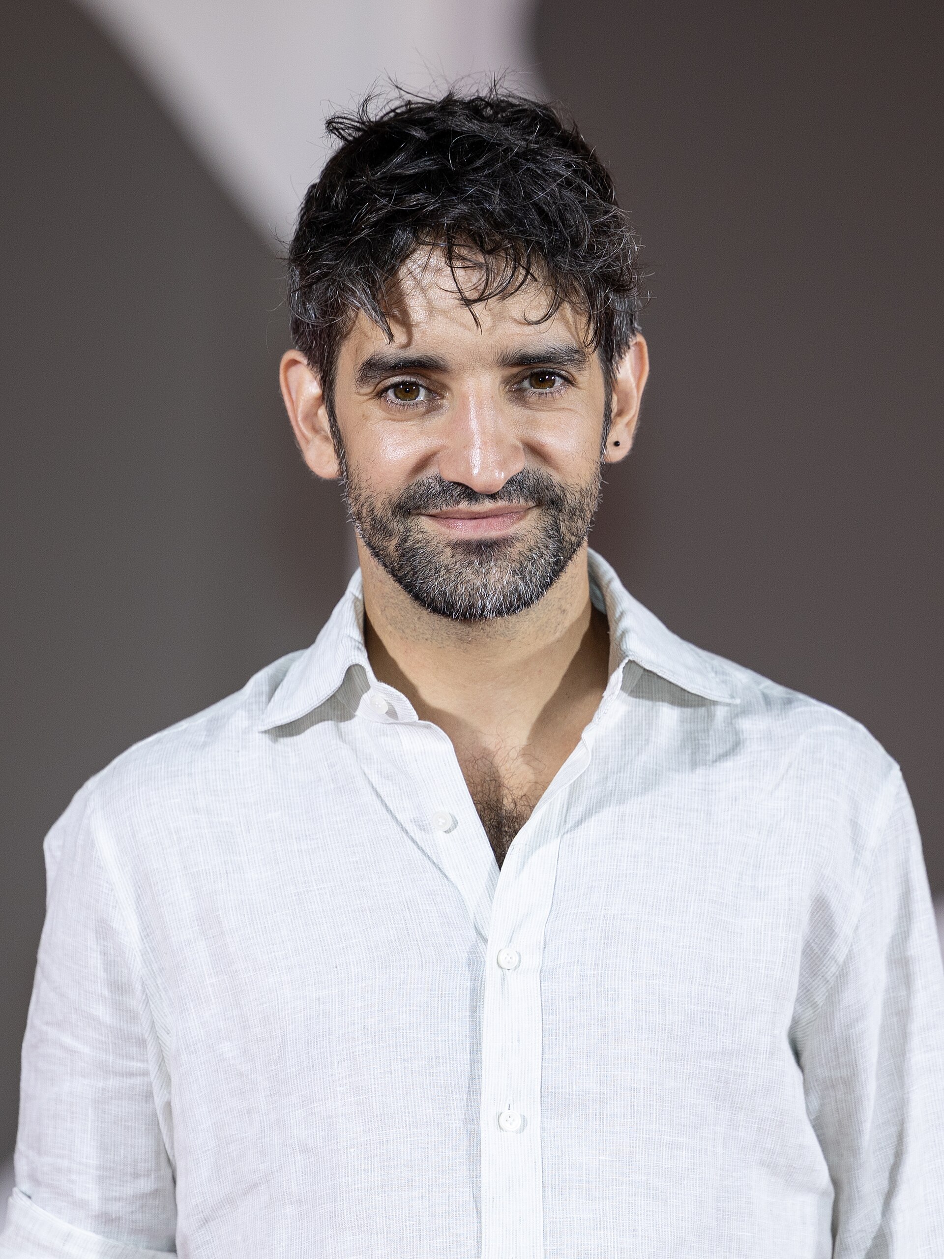 Actor David Murgia at the 2024 Venice Film Festival