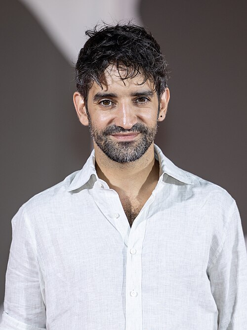 Actor David Murgia at the 2024 Venice Film Festival