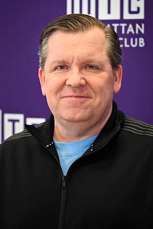David Lindsay-Abaire at a press event for "The Balusters" in Manhattan Theatre Club studios, 2/26/26