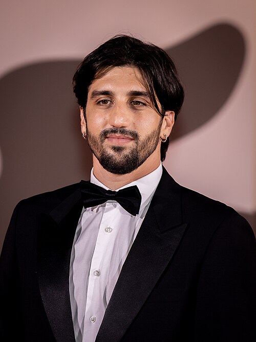 Actor Davide Iachini at the 2024 Venice Film Festival