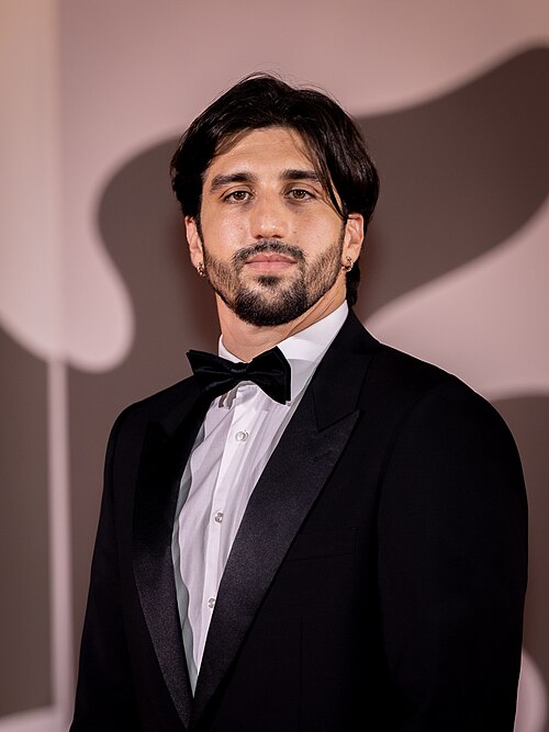 Actor Davide Iachini at the 2024 Venice Film Festival