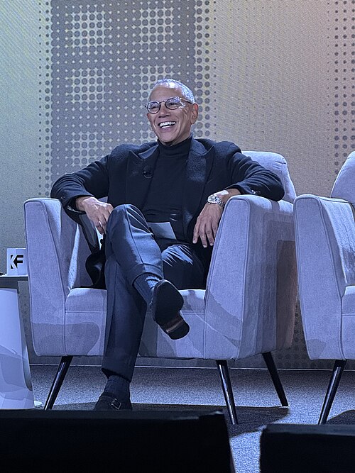 Dean Baquet, Former Executive Editor at The New York Times, speaking at the 2025 Knight Media Forum in Miami, Florida in February 2025