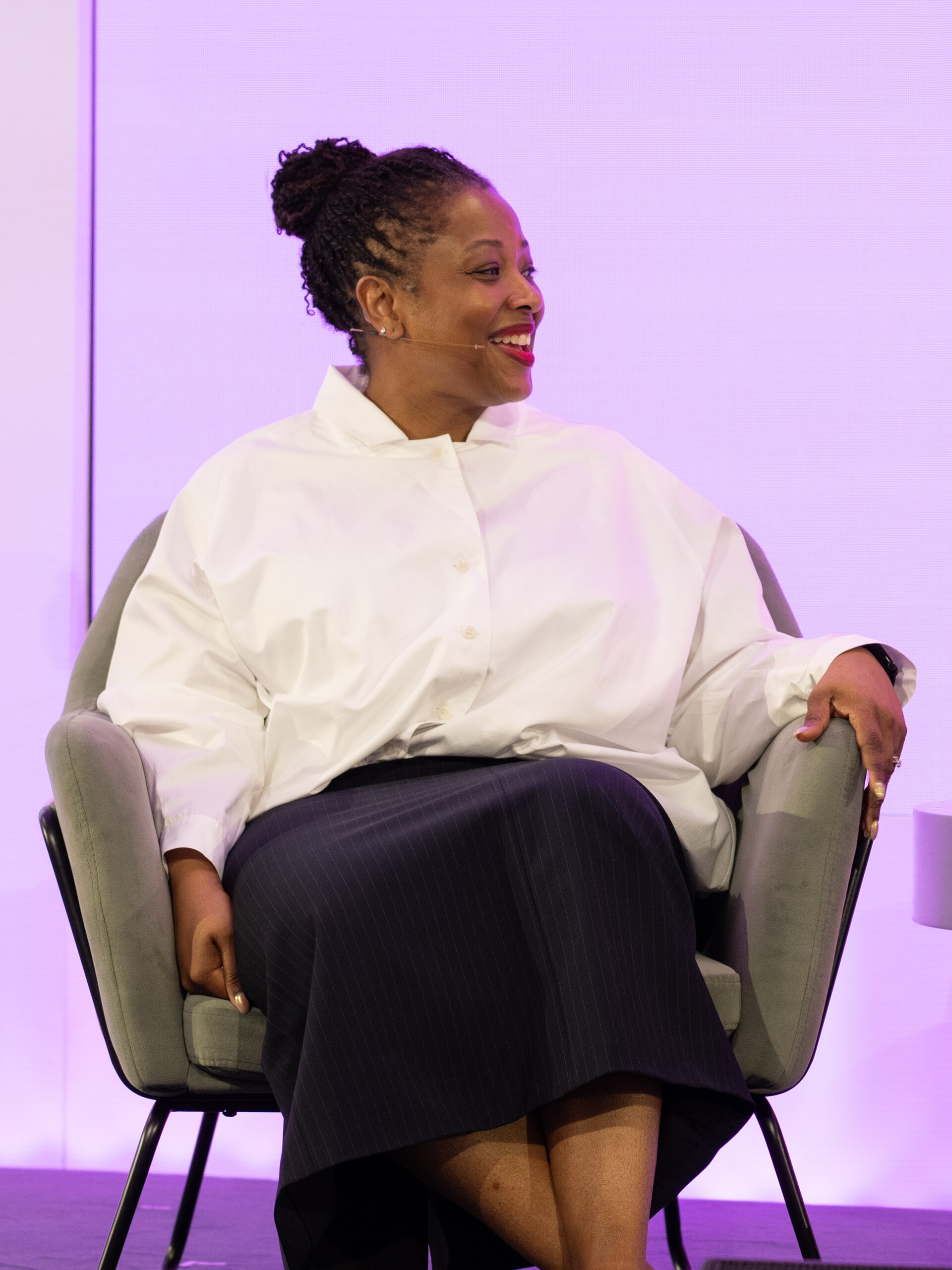Deborah Archer, President, American Civil Liberties Union, at the 2025 SXSW London festival in London, England.