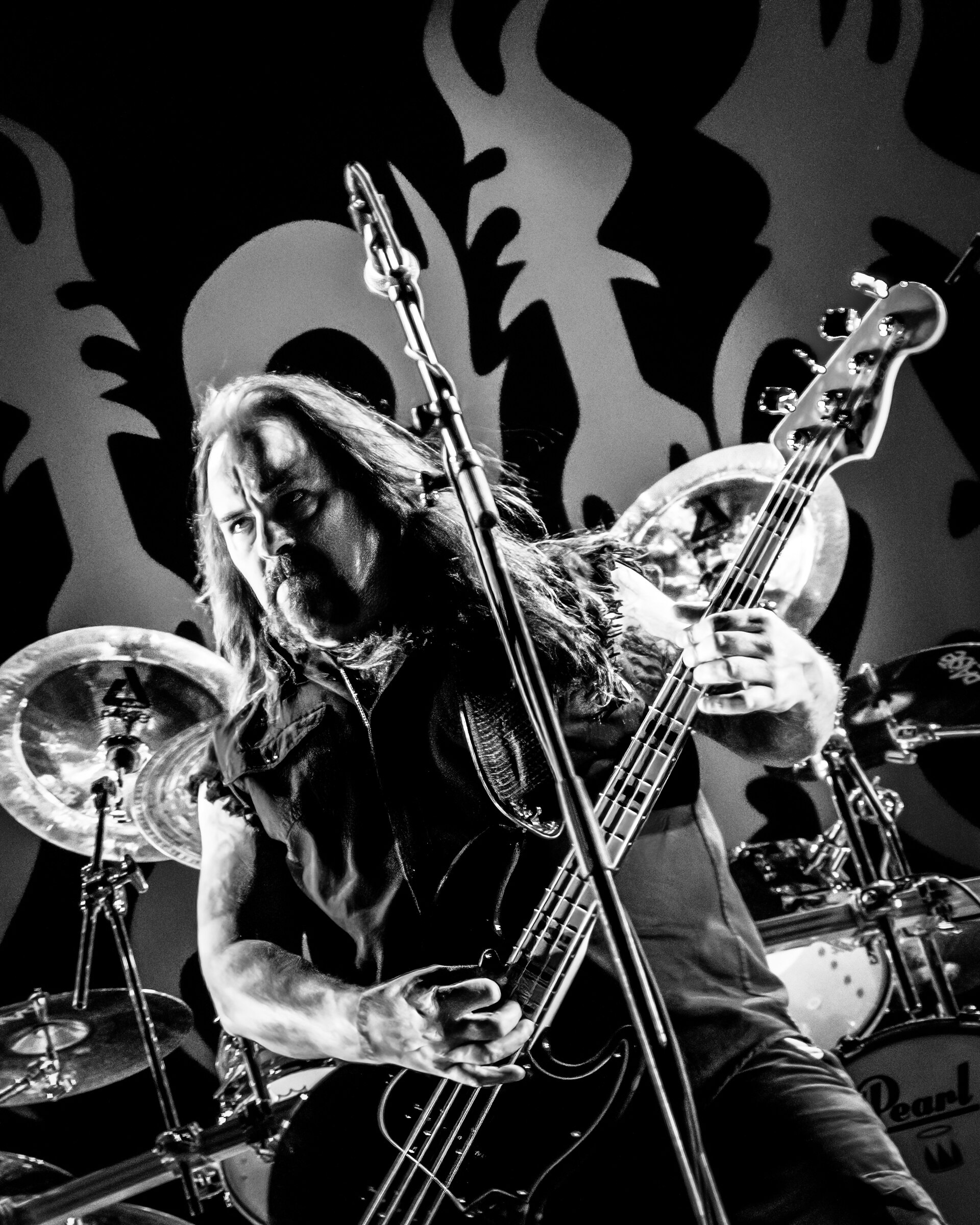 Glen Benton at viking & metal festival Midgardsblot, Borre Horten Norway, 2019