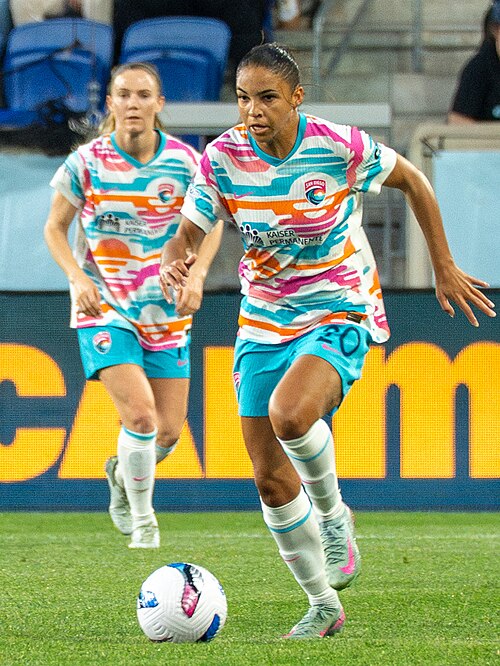 Delphine Cascarino during Gotham FC vs San Diego Wave on 5.16.25