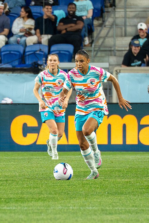 Delphine Cascarino during Gotham FC vs San Diego Wave on 5.16.25