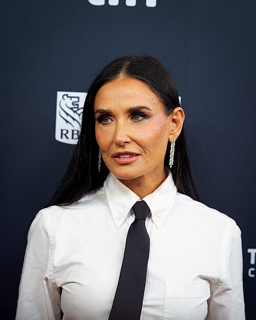 Demi Moore, actor, at the 2024 Toronto International Film Festival (TIFF) in Toronto, Canada