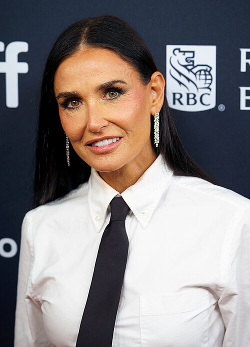 Demi Moore, actor, at the 2024 Toronto International Film Festival (TIFF) in Toronto, Canada