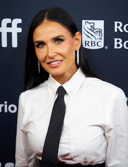 Demi Moore, actor, at the 2024 Toronto International Film Festival (TIFF) in Toronto, Canada
