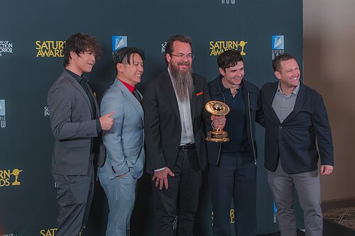 Aleks Le, Stephen Fu, Mitchel Berger, Zach Aguilar, & Bryce Papenbrook at the 53rd Saturn Awards